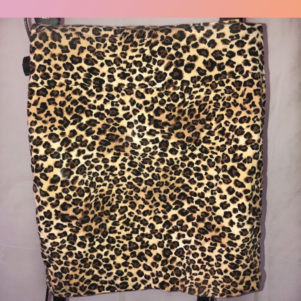 Cheetah spandex skirt